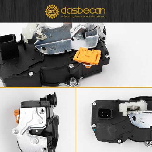 Image of Dasbecan Rear Right Door Lock Actuator Motor Compatible with Chevy Silverado Tahoe Suburban 1500 GMC Sierra Yukon XL Cadillac Escalade 2007-2009 Replaces 931-109 Rear Passenger Side