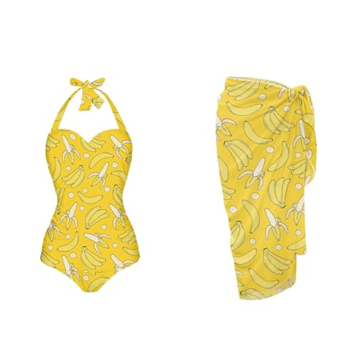 Womens One-Piece Swimsuits with Cover Up Wrap Skirt Tummy Control Swimwear Plus Size Bathing Suit 2X Monokini