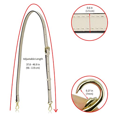 Image of Allzedream Leather Purse Strap Replacement Crossbody Handbag Long Adjustable