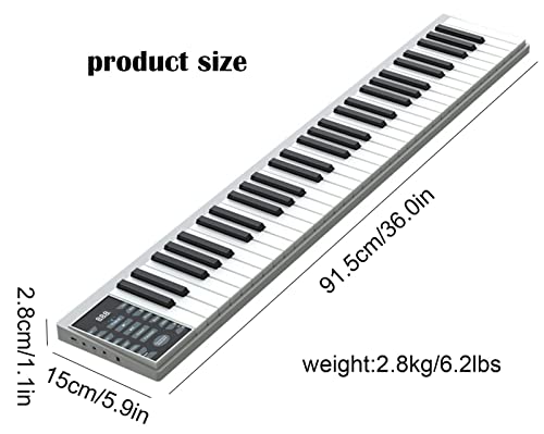 Piano Numérique 61 Clavier Keyboard Piano Clés Pondérées Pleine Grandeur Midi Midi En Spelers Piano Electrique Avec… - Les Beatles, Paul McCartney, John Lennon, RIngo Starr, George Harrison Piano Numérique 61 Clavier Keyboard Piano Clés Pondérées Pleine Grandeur Midi Midi En Spelers Piano Electrique Avec… – Image 8
