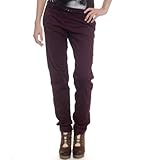 maison scotch jeansrock  Scotch & Soda Maison Damen Hose 12240880860 - med weight pima cotton chino w/belt, Gr. 25/32, Rot (41 - deep bordeaux)
