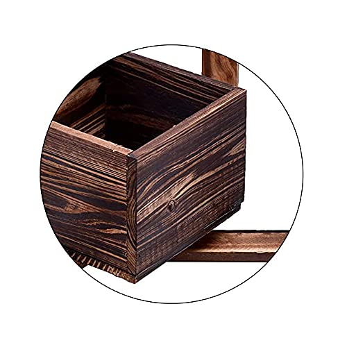 Image of Makeup Toy Wooden Plants Pot Flowers Planter Box Wooden Flowers Vase Flower Plant Planter Wooden Pots Garden Flowers Vase Flower Basket Plants Pot Wooden Flower Vase Flowers Planter (S-2)