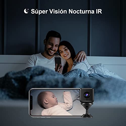 Camara-Espia-4K-HD-Mini-WiFi-Oculta-Camara-Espia-para-Ver-En-El-Movil-InteriorExterior-Mini-Camaras-De-Vigilancia-inalambricas-Larga-Duracion-Spy-CAM-con-IR-Vision-Nocturna-Deteccion-De-Movimiento