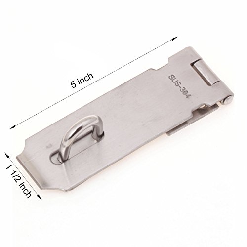 Image of COTOWIN Stainless Steel Heavy Security Hasp (5-inch)