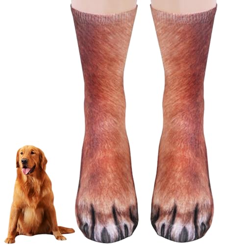 JMGDJMG Christmas Gifts Funny Animal Paw Socks Stocking Stuffers for Adults Women Men Teen White Elephant Gifts Gag Gift