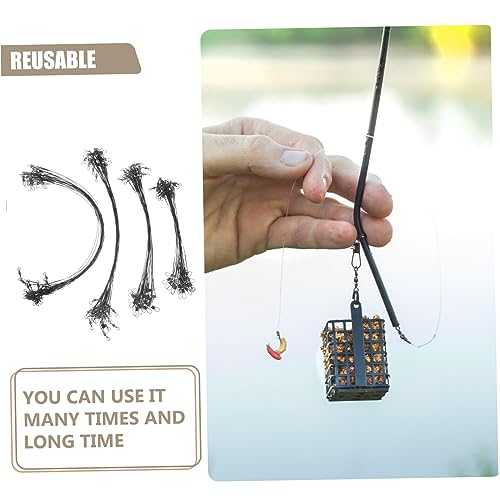 Totority 100pcs cable resistente para pesca miniatura 4