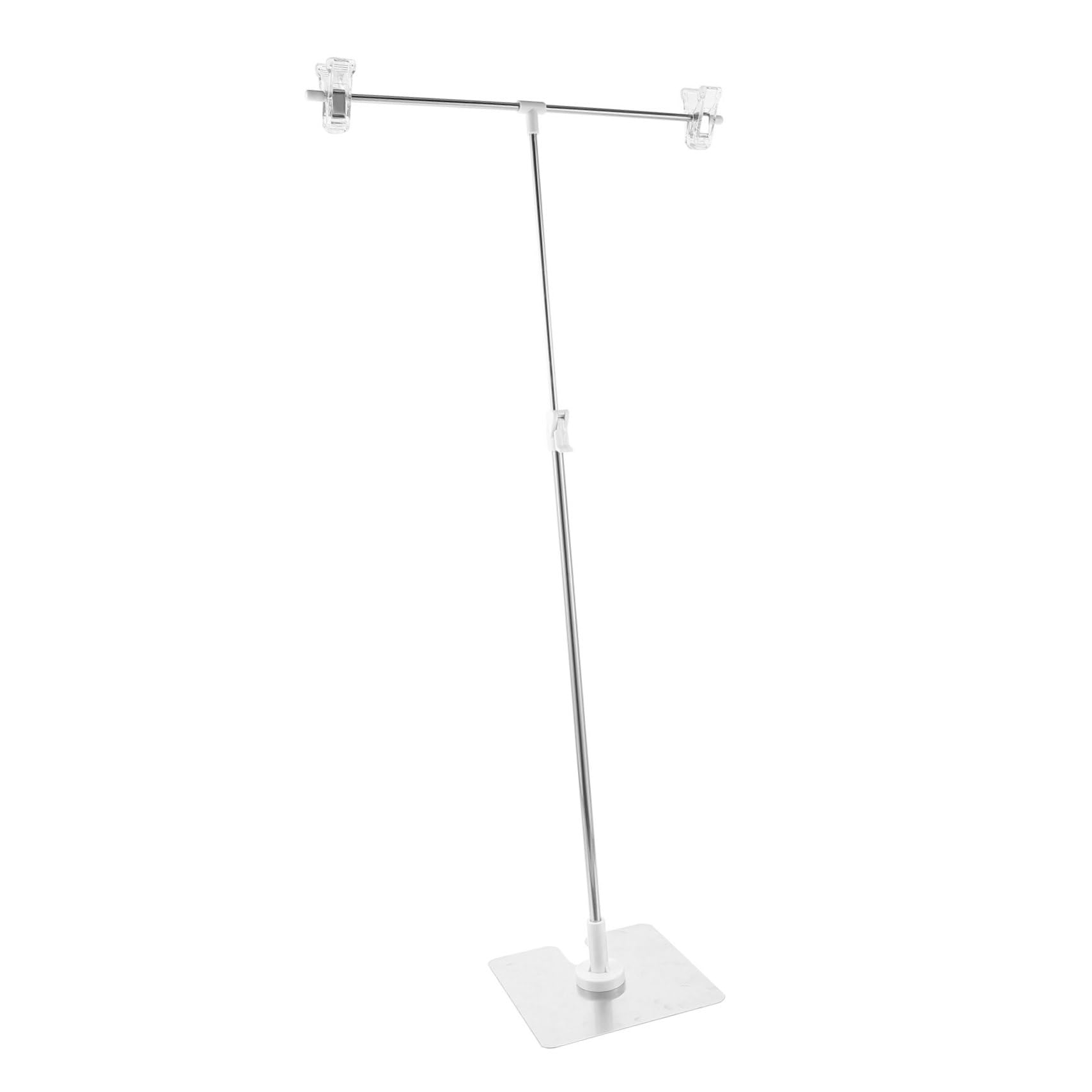 Gatuida Marco De Fondo Mini Soporte para Telón De Fondo Fotográfico Negro Fácil Telones De o De Fotografía Pequeño Soporte De o Fotos De o Ajustable El Plastico