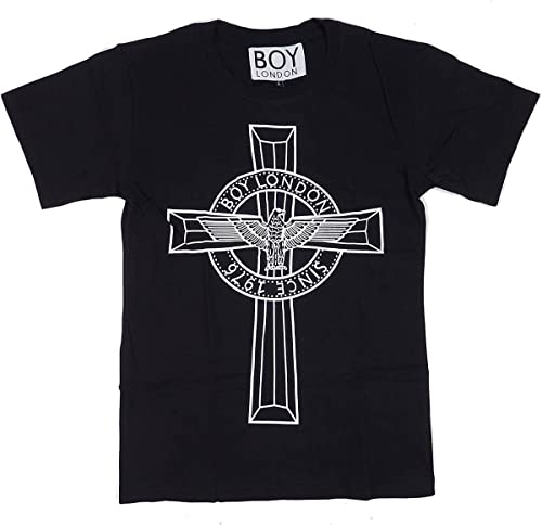 BOY LONDON ボーイロンドン クロスデザイン 半袖 TシャツブラックL 並行輸入品 BOY LONDON ボーイロンドン クロスデザイン 半袖 TシャツブラックL 並行輸入品