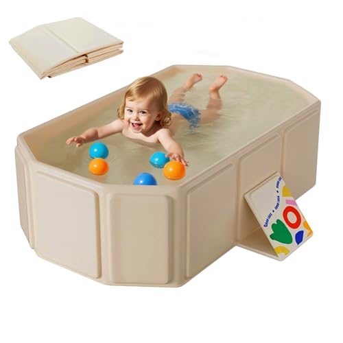 Faltbare Badewanne für Kinder Tragbare Baby Kleinkindbadewanne Große...
