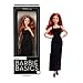 Produktbild Barbie Basics-Modell 4, Sammlerpuppe mit roten Locken, schwarzem Minikleid und Stiefeln, Mode in universeller Passform, beweglichem zierlichen Körper und austauschbarem Kopf, JBH74