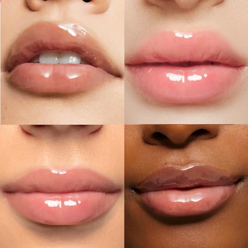 Hydrating Lip Oil Set Fruit-Flavored Plumping Lip Oil Long Lasting Lip Glow Balm Lip Care, Clear Lip Gloss Moisturizing No-Sticky Lip Glow Oil, Hydrating Lip Care Kit for Dry & Chapped Lips - Image 5