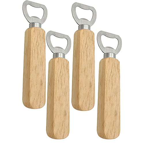 Apribottiglie Premium In Legno Di Quercia – Manico In Rovere, Fatto A Mano In Germania - 4