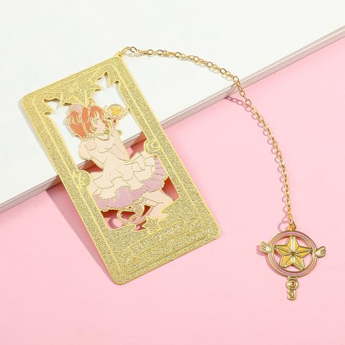 WDLYAN Marque-page Anime Card-Captor Sakura Marque-page de Lecture Manga Dessin Animé Bonne pour Femmes Filles Cadeau Anniversaire (Style-3) – vue 3
