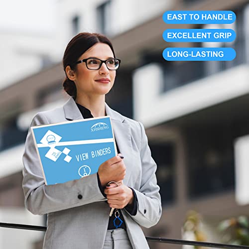 2 Inch 3 Ring Binders,Multicolor Customizable Round Ring Binder For School,Office,Home,Purple/Pink/Blue/Green,4 Pack #TOP6