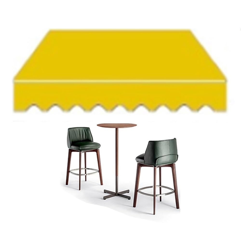 Housse de pare-soleil d'extérieur jaune pour ombrager la terrasse