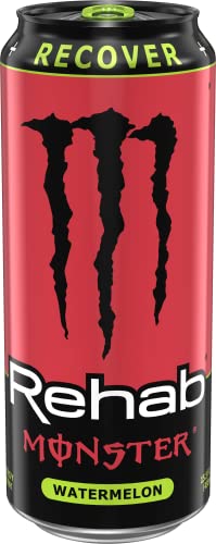 Image of Monster Energy Rehab Watermelon + Energy, Energy Drink, 15.5 Ounce