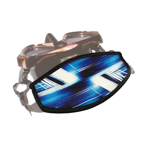 4 piezas de cubiertas para correas de máscaras de buceo, correas de neopreno para máscara de snorkel para hombres y mujeres, cubiertas para gafas deportivas acuáticas, protector impermeable para cabello al nadar miniatura 6