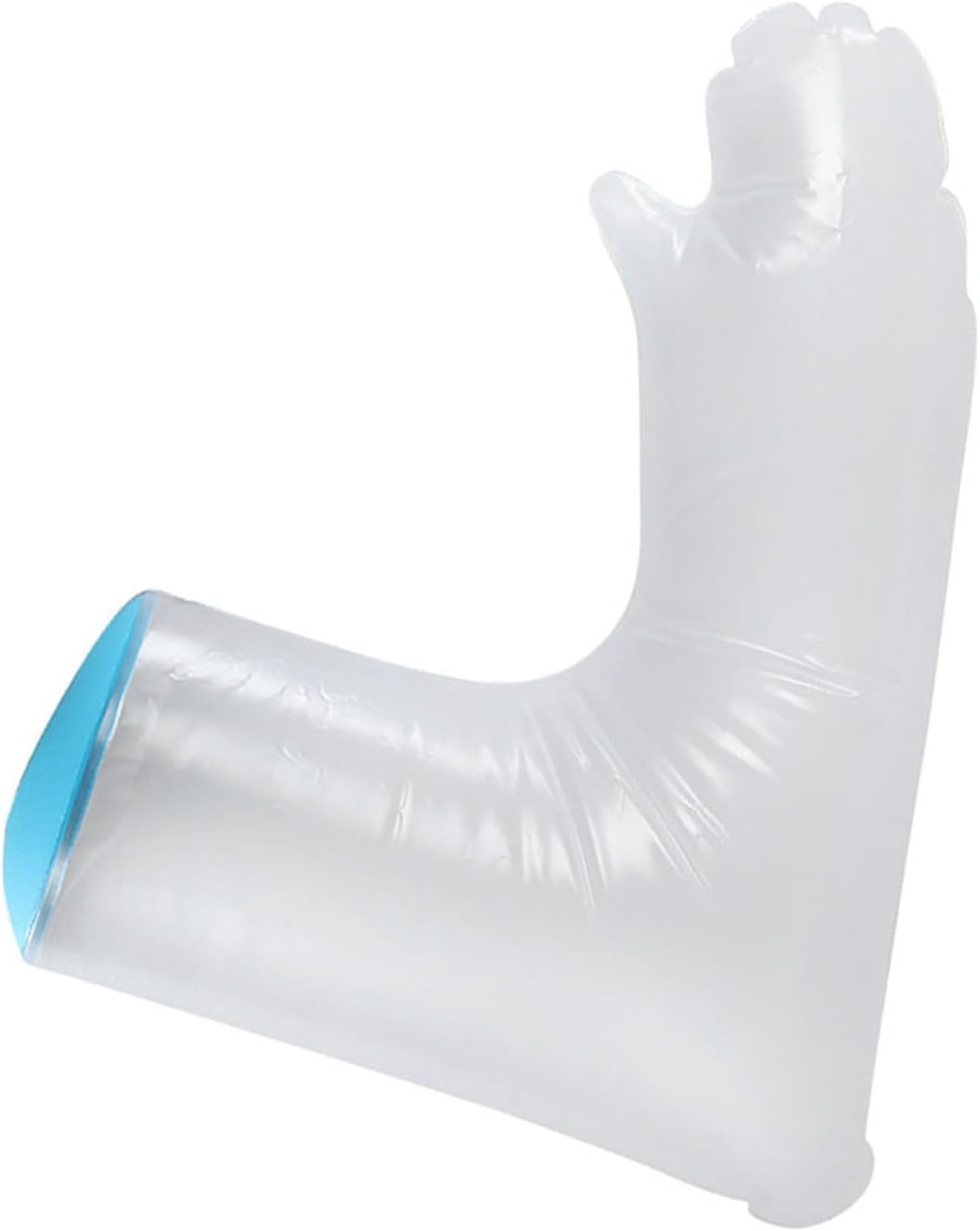 Blue Diving Material Rings PVC Shower Protective Sleeve Adult Palms P2200 38cm