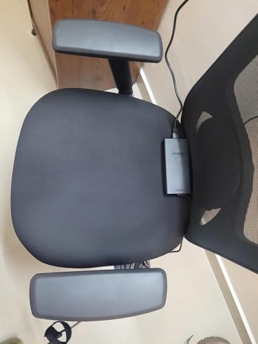 Image of CSS Office Arm Rest Replacement Adjustable Handle with Plastic Pad, Includes 4 Screws, Compatible with Rolling and Revolving Chairs Durable Spare Parts, Accessories Black Pair 2