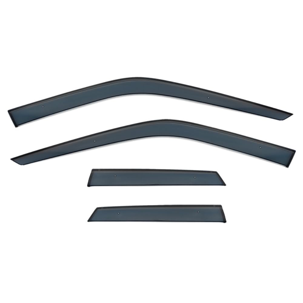 QOEMRHELT 4pc Set In-Channel Wind Deflectors, for 80 (B3) 1987-1992 Window Visors Rain Guards Vent Visors Rain & Sun Protection,Car Accessories