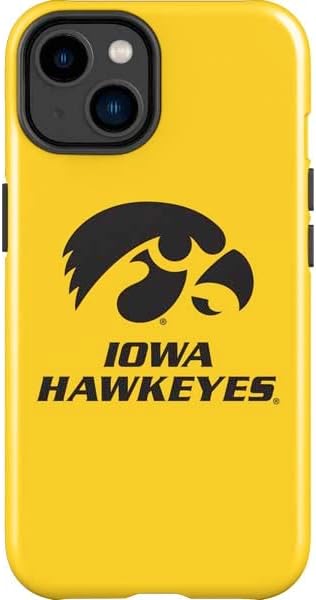 Skinit Impact Phone Case Compatible with iPhone 15 Plus - Officially Licensed University of Iowa Design