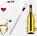 Wine Chiller, PTTECH 3 in 1 Stainless Steel Wine Bottle Cooler Stick Chiller with Aerator and Pourer for Merlot Beer Whiskey Cocktails Grape/Wine Accessory