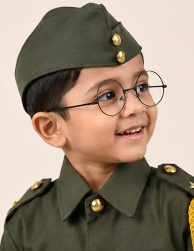 Image of BookMyCostume Black Spects Harry Potter Glasses Bose Netaji Drama Theater Spectacles for Role Play Costume Accessory | Kids