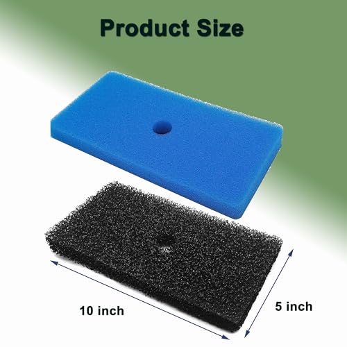 Filtros de Esponja Azul y Negro para Bomba de Estanque, Pack x4 miniatura 5