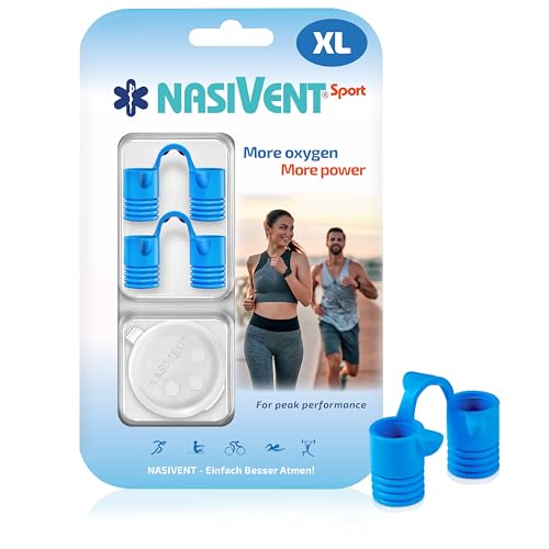 Nasivent Sport, Dilatatore nasale Premium, Taglia XL, migliorato la respirazione