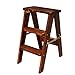 Step stool Klapp-Tritthocker aus massivem Kiefernholz Kletterhocker Klapphocker Küchenleiterhocker Zweifach-Klappstuhl Home Tragfähigkeit