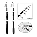 Fishing Pole Combo Set,2.1m/6.89ft 2PCS Collapsible Rods 2PCS Spinning Reels Mono Fishing line Come Setup Already！Lures Set Carrier Bag Freshwater Kit Fishing Rod Reel Combos ministoream