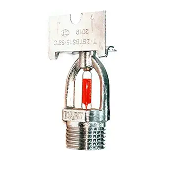 DARIT 25 Numbers Of Fire Sprinklers Head 68 Degrees Fast Response Wall-Mounted, Horizontal Side Wall Mounted Fire Protection Sprinkler,K80 DN15mm Anticorrosion (25)