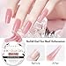 Makartt 3D Gel Nail Art: 15ML Solid Gel Builder, Non-sticky for Extension 3D Sculpting Nail, UV Glue for Acrylic Tips, Rhinestones & Sculpture Hard Gels for Nails UV/LED Lamp Required Dusty Pink