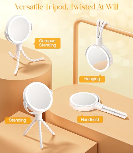 Espejo de maquillaje con trípode y luces Gospire miniatura 3