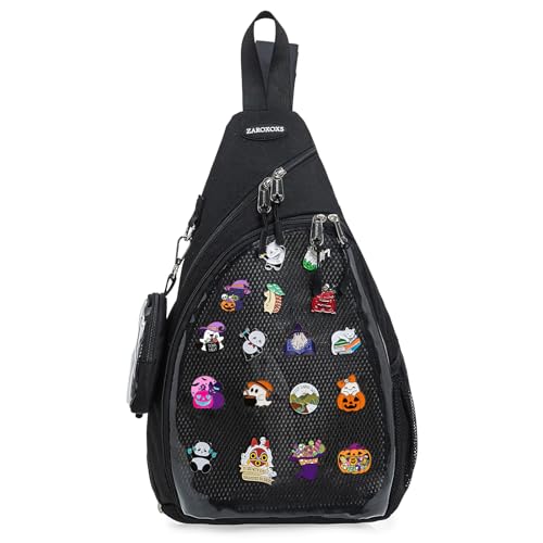 Mens Womens Oxford Ita Bag Pin Display Chest Pack Single Shoulder Bag Sport Backpack Packs Hiking Daypack