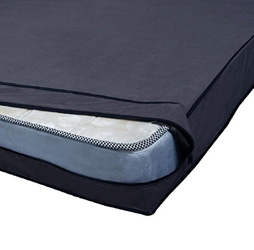 DREAM CARE Waterproof Mattress Cover, 72X72X6, Grey, Polycotton 4