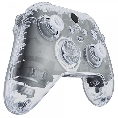 Image of MODDEDZONE Custom Wireless UNMODDED Controller for Xbox One S /X and PC - Exclusive and Unique Designs - The Perfect Gaming Gift for Enthusiasts Clear Full