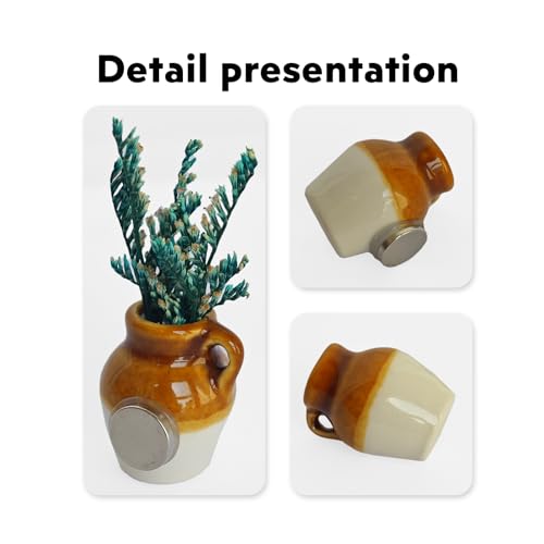 5pcs mini imanes jarrón decorativo para frigorífico miniatura 5