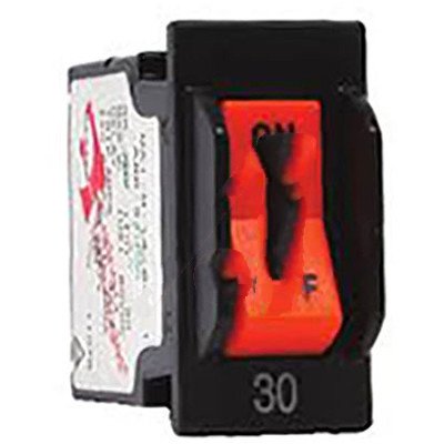 Carling MU1-B-34-610-1-A21-B-D Circuit Breaker Hydraulic/Magnetic 1 Pole Push to Reset 10 Amps White