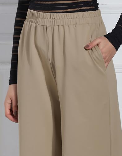 Image of Selvia Women's Straight Leg Trouser with Pocket, Comfort Fit Casual Pants