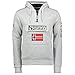 GYMCLASS MEN - Sudadera Capucha Bolsillos Hombre - Chaqueta Casual Hombres Abrigo - Camisetas Camisa Manga Larga - Hoodie Deportiva Regular Fitness Jacket Tops (GRIS M)