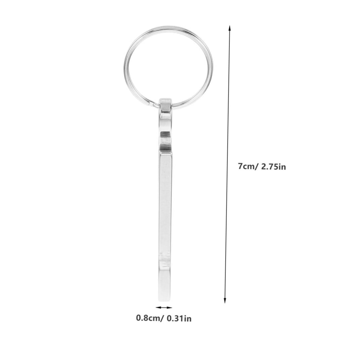 BESTonZON 2PCS Stainless Steel Waist Clip Lightweight Money Clip and Cash Holder for Easy Access Portable Keychain for Backpack and Belt Use