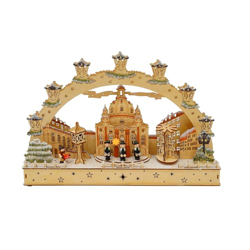 HTI living Leuchtbogen LED Dresden Frauenkirche Schwibbogen