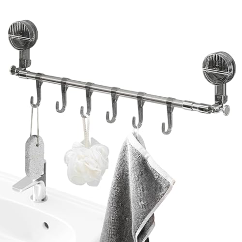 Colgador de Toallas para Pared del Baño,Soporte Robusto,Colgador para Toallas de Baño de Acero Inoxidable - diseñado para Abrigo, Ropa, Pantalones, Sombrero, Llaves, Uso en, Cocina, Cafetería, Ho