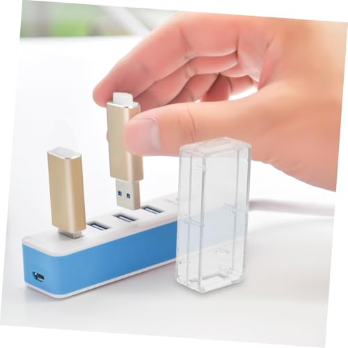 Caja transparente para disco duro externo USB miniatura 6