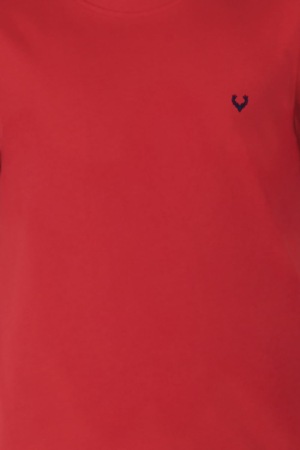 Allen Solly Boy's Solid Regular Fit T-Shirt (ABKCCRGBT60942_Red - Image 4 thumbnail