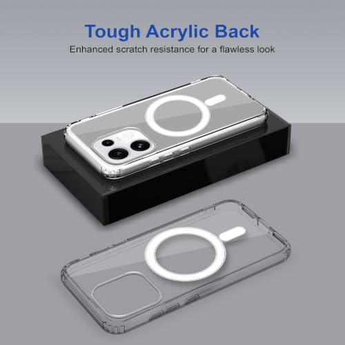 Image of Zapcase Back Case Cover for Oppo Reno 16C 5G | Compatible for Oppo Reno 16C 5G Back Cover | Compatible with MagSafe | Scratch-Resistant Back Cover | Clear