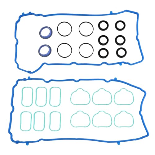 Image of Valve Cover Gasket Set Seal 5184596AE Intake Manifold Gasket MS97204 Compatible with Jeep Cherokee,2011-2020 3.6L Chrysler 200 300,Dodge Challenger Charger Journey,Replaces VS50805R
