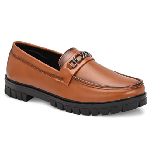 Image of KASTAVA KS 105 Ultra Comfort Breathable Cushioned Insole Slip-On | Lightweight Everyday Casual Loafers for Men