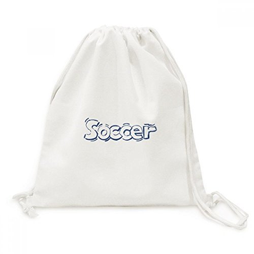 Sac cordon football bleu pour ranger facilement vos affaires de sport